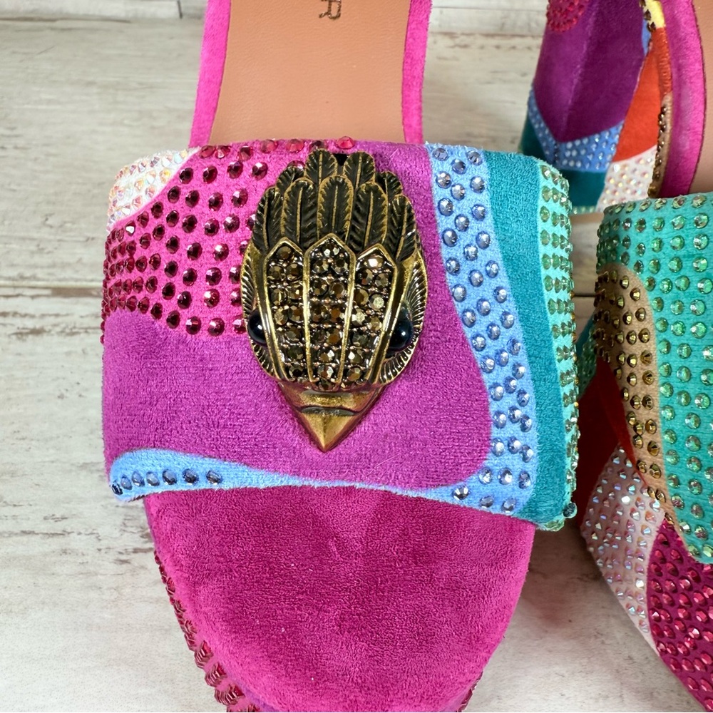 Kurt Geiger London SZ 37 Kensington Rhinestone Embellished
Platform Sandals New - Picture 4 of 12